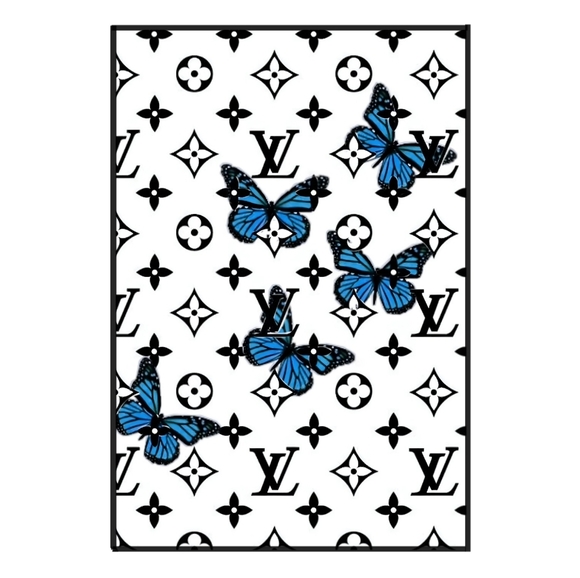 LV ART  Louis Vuitton 8 1/2x11 Framed Wall Art